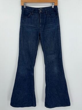 Acne Jeans The Bell Blue Flare Jeans | Dark Indigo | Size 26